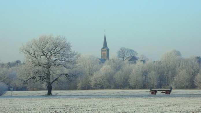 St. Odilia Gohr im Winter.