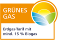 Logo von Grünes Gas - Das Biogaslabel der Umweltverbände