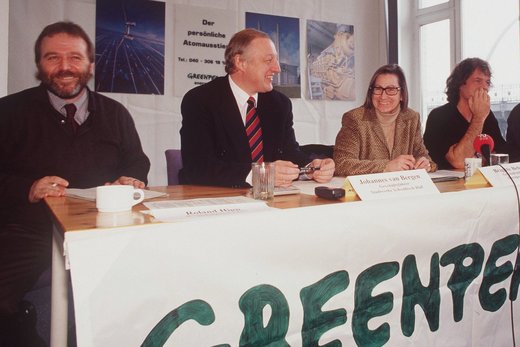 Pressekonferenz von Greenpeace Energy Gründung