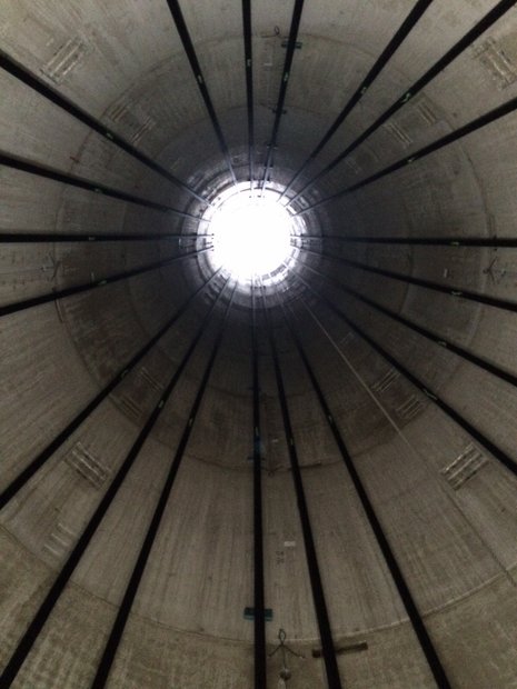 Innenansicht Betonturm