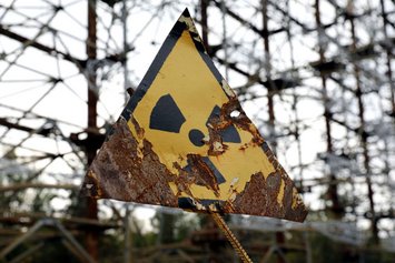 Atomkraft Warnzeichen in Tschernobyl