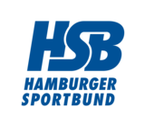 Blau-weißes Logo vom Hamburger Sportbund