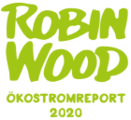Robin Wood Ökostromreport 2020 Logo