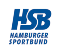 Blau-weißes Logo vom Hamburger Sportbund