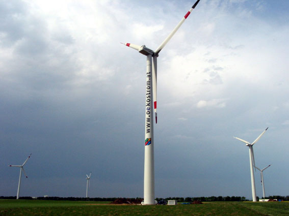 Neuer Windpark im österr. Parndorf_© oekostrom AG